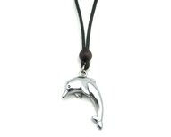 Dolfijn hanger aan koord