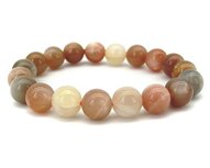 Powerbead armband Maansteen (10 mm)