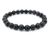 Powerbead armband blauwe Goldfluss 8 mm