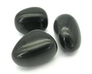 Obsidiaan knuffelsteen 15 gram 