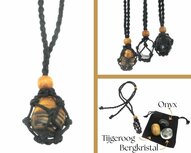 koord met 3 edelstenen