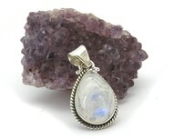 Maansteen hanger in 925 zilver