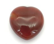Carneool hart 4 cm