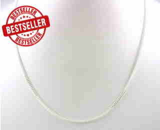 Zilveren ketting 45 cm (0,9 mm)