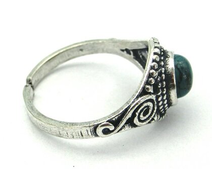 Turquoise ring (verstelbaar)