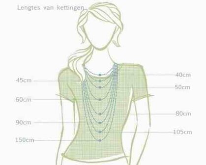 Ketting Amethist 45 cm met 8 mm kralen