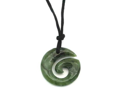 Maori veterketting van groene Jade