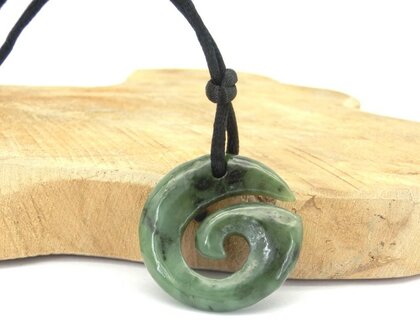 Maori veterketting van groene Jade