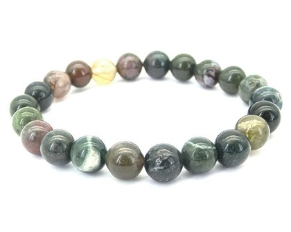 Powerbead armband India Agaat (8 mm)