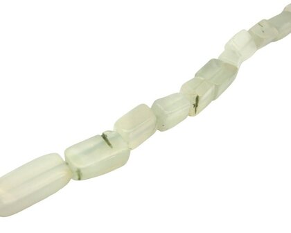 Maansteen ketting met zilveren slotje (45 cm)