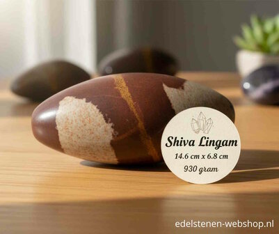 Shiva Lingam groot 930 gram