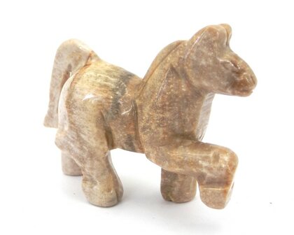 Paard versteend hout