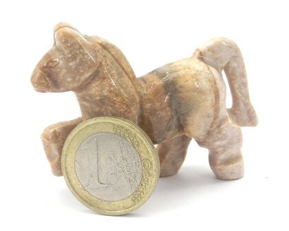 Paard versteend hout