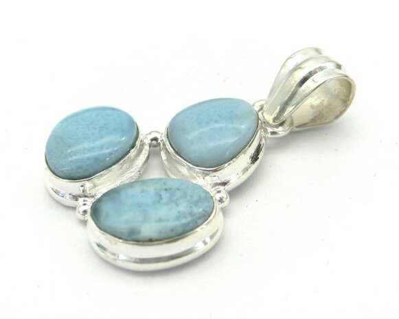 Larimar hanger in zilver 5,8 gram