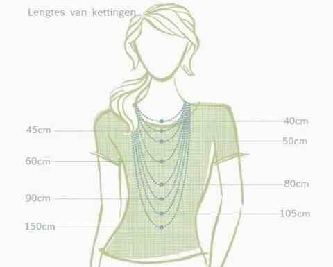 Ketting Amethist 45 cm met 8 mm kralen