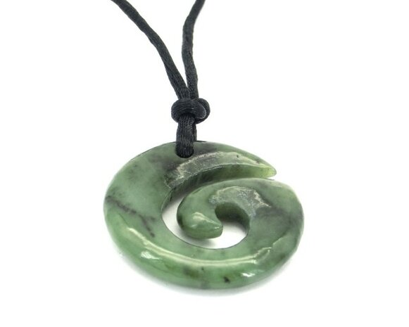 Maori veterketting van groene Jade