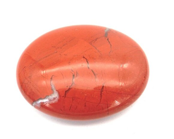 Rode jaspis handsteen 35 gram