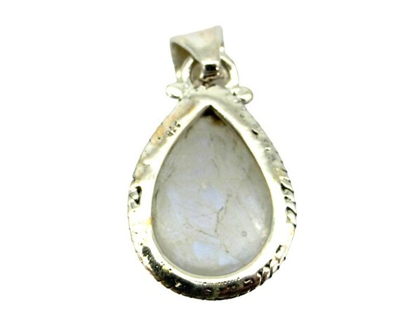 Maansteen hanger in 925 zilver