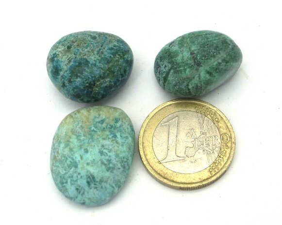  Chrysocolla knuffelsteen 5-10 gram mini (A-kwaliteit)