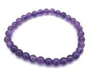 Powerbead armband Amethist 6 mm Powerbead armband Amethist 6 mm