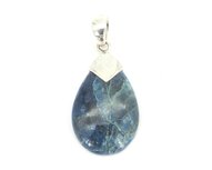 Chrysocolla hanger in zilver Chrysocolla hanger in zilver