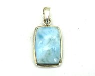 Larimar hanger in zilver Larimar hanger in zilver