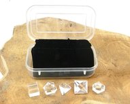 Heilige Geometrie-set Bergkristal 5 delig Heilige Geometrie-set Bergkristal 5 delig