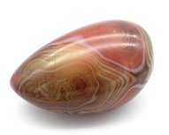 Band Agaat knuffelsteen 137 gram Band Agaat knuffelsteen 137 gram