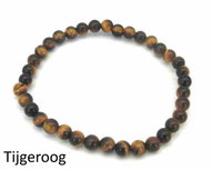 Kinderarmband Tijgeroog 4mm Kinderarmband Tijgeroog 4mm