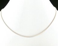 Zilveren slangenketting 45 cm (1,3 mm) Zilveren slangenketting 45 cm (1,3 mm)