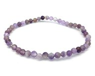 Armband Amethist 4 mm (gefacetteerd) Armband Amethist 4 mm (gefacetteerd)