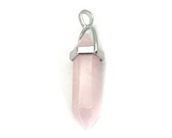 Rozenkwarts hanger dubbeleinder Rozenkwarts hanger dubbeleinder