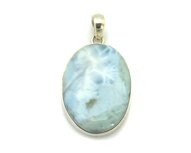Larimar hanger in zilver Larimar hanger in zilver