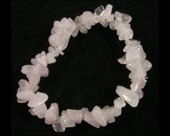 Kinder splitarmbandje Rozenkwarts Kinder splitarmbandje Rozenkwarts