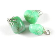 Trommelhanger Chrysopraas Trommelhanger Chrysopraas
