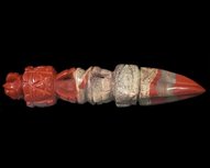 Phurba Rode Jaspis 214 gram 17,5x3,5 cm Phurba Rode Jaspis 214 gram 17,5x3,5 cm