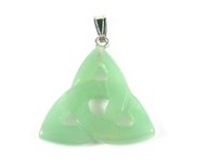 Hanger Triquetra Groene Aventurijn Hanger Triquetra Groene Aventurijn