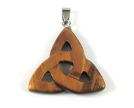 Triquetra hanger van Tijgeroog Triquetra hanger van Tijgeroog
